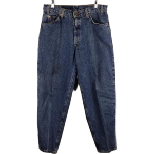 Levi's 560 Loose Fit Vintage 80's Blue Medium Wash High Rise Tapered Leg Jean